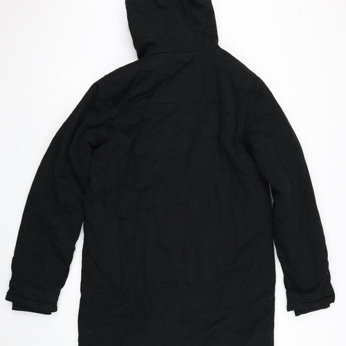 Smart Start Girls Black   Parka Coat Size 15 Years
