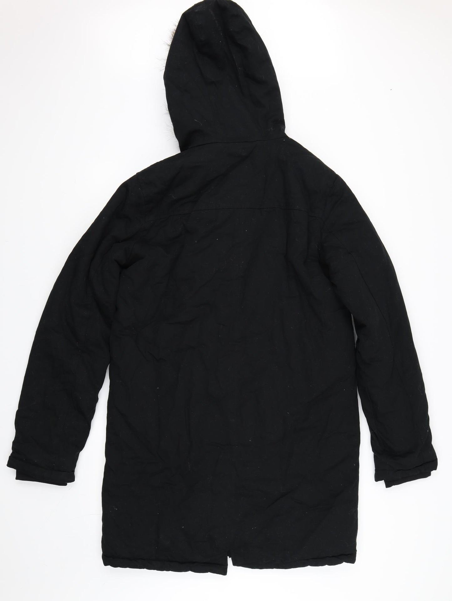 Smart Start Girls Black   Parka Coat Size 15 Years