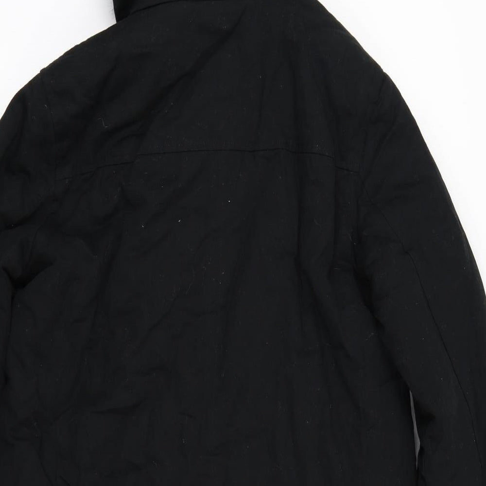 Smart Start Girls Black   Parka Coat Size 15 Years