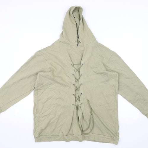 Pretty Little Thing  Womens Green   Pullover Hoodie Size 12