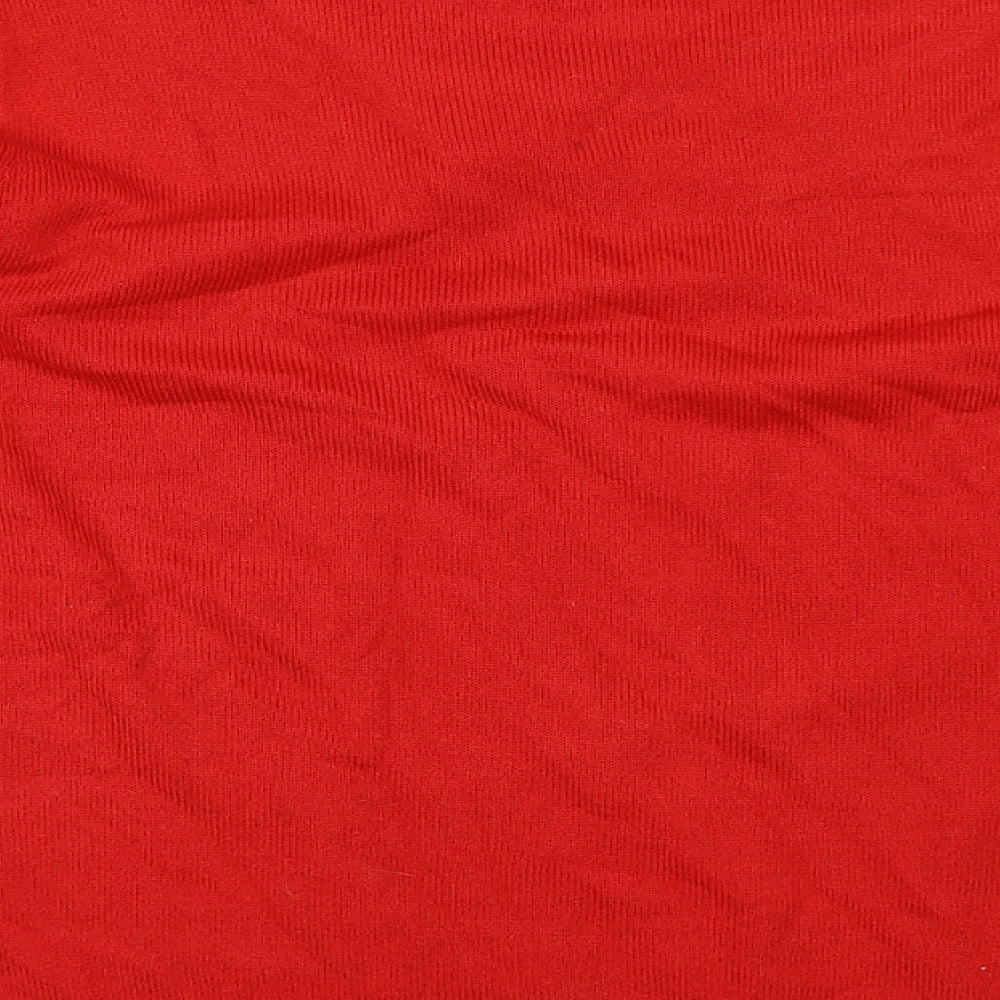 Marks and Spencer Womens Red   Pullover Jumper Size 14