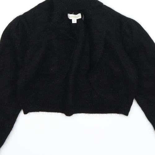 Monsoon Womens Black  Knit Shrug Jumper Size M