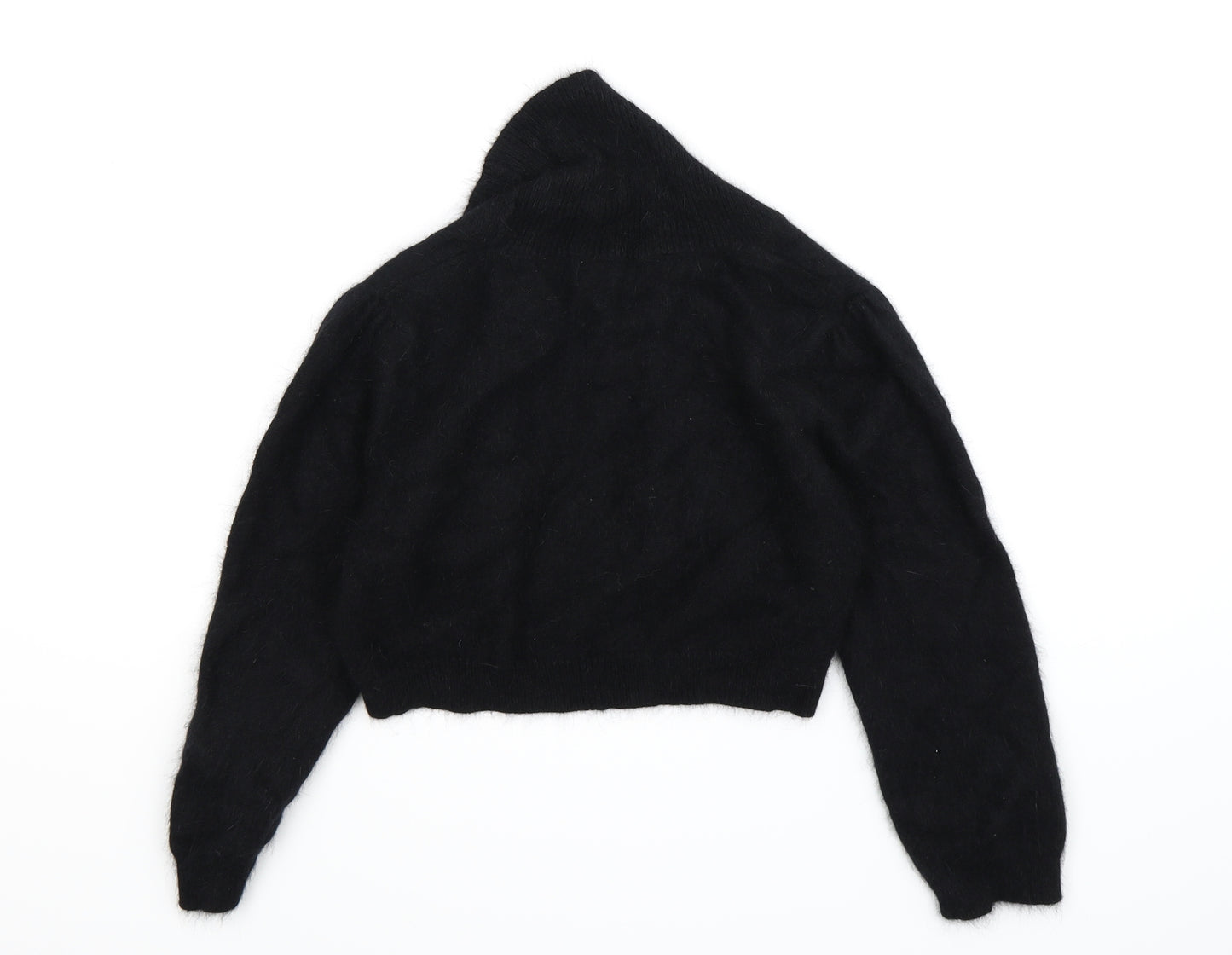 Monsoon Womens Black  Knit Shrug Jumper Size M