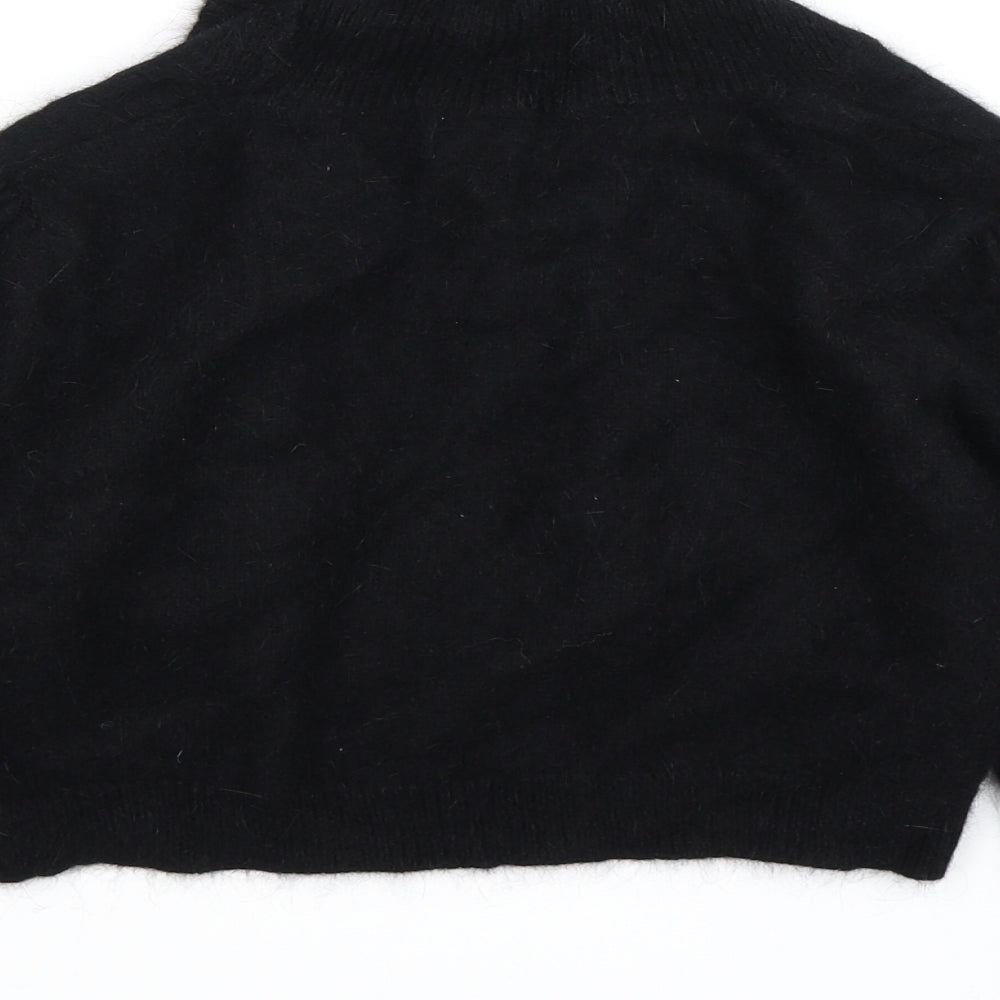 Monsoon Womens Black  Knit Shrug Jumper Size M