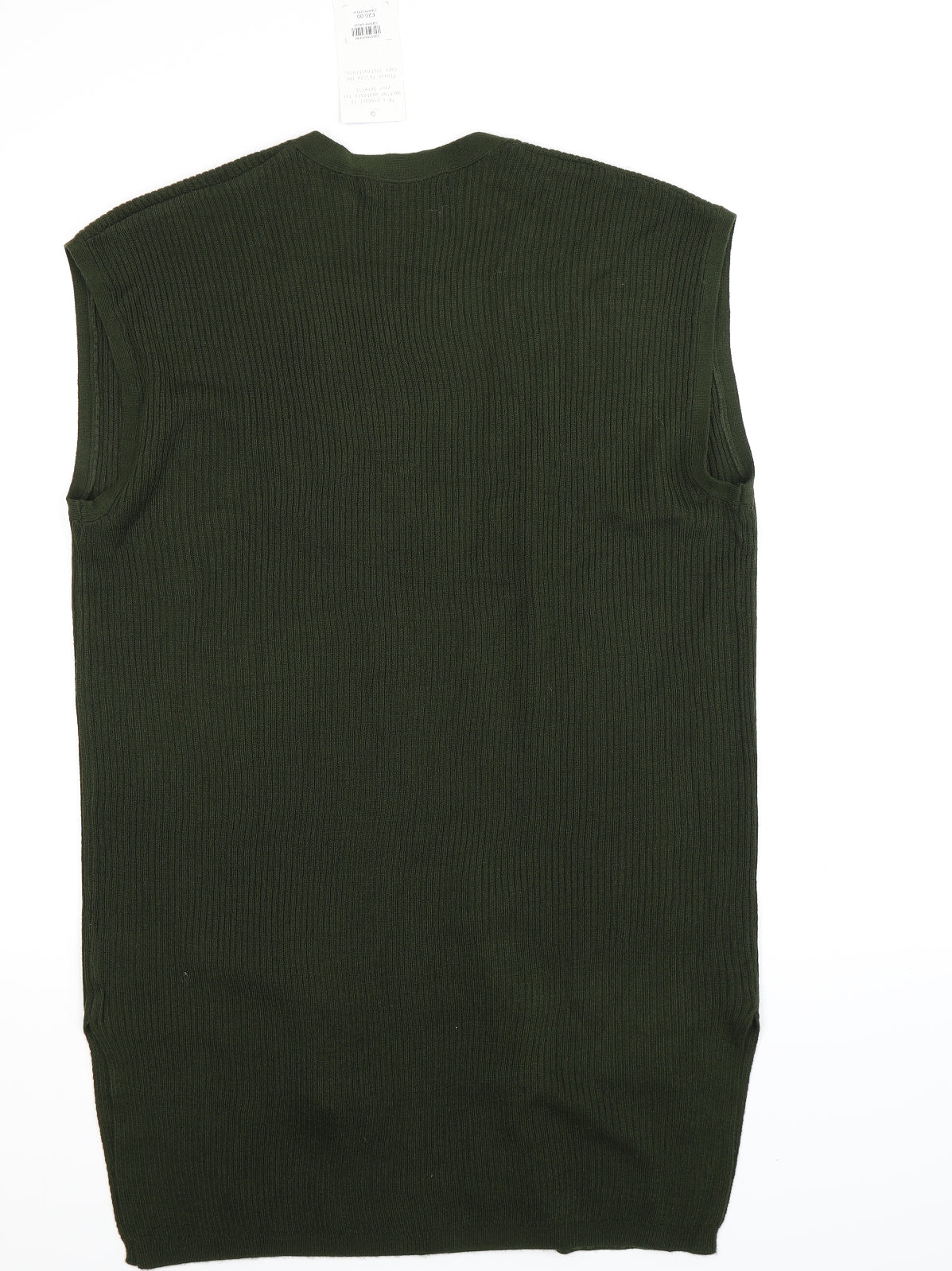 isle Womens Green  Knit Cardigan Jumper Size M
