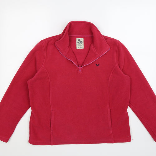 Crew Clothing Womens Pink  Fleece Jacket  Size 14