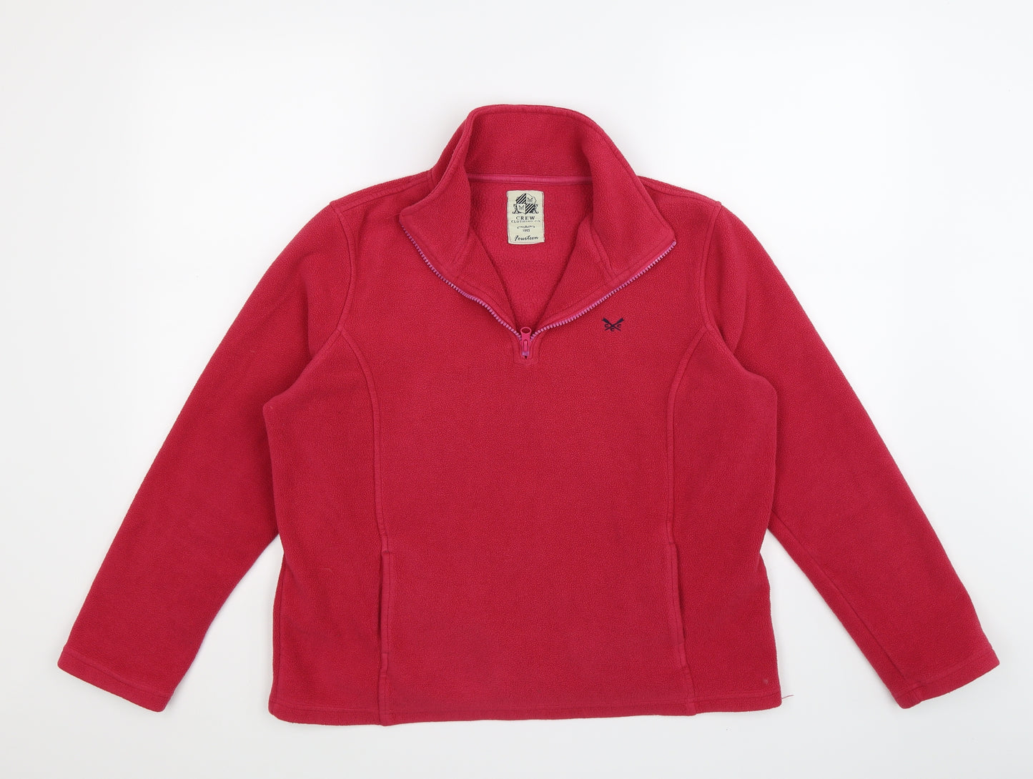 Crew Clothing Womens Pink  Fleece Jacket  Size 14