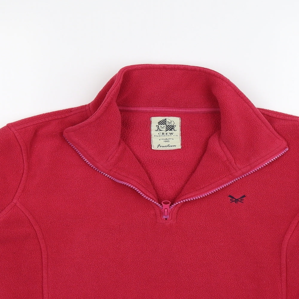 Crew Clothing Womens Pink  Fleece Jacket  Size 14