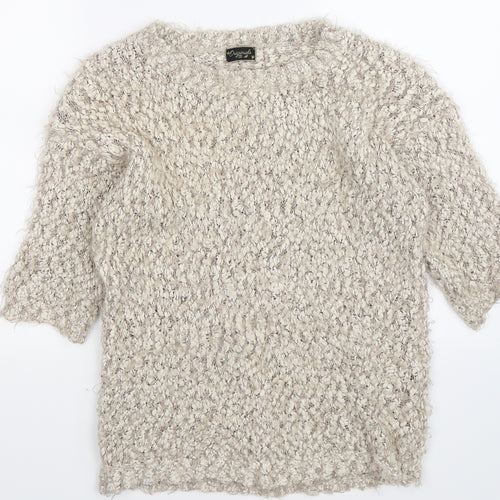 the originals Womens Brown  Knit Pullover Jumper Size M