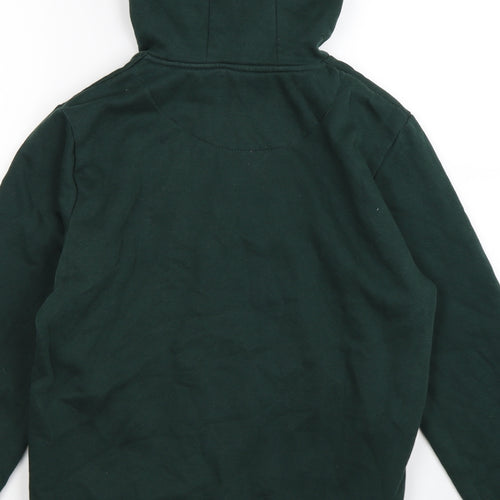 COCA COLA Womens Green  Jersey Pullover Hoodie Size M