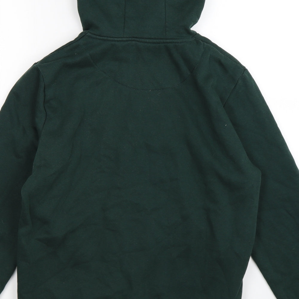 COCA COLA Womens Green  Jersey Pullover Hoodie Size M