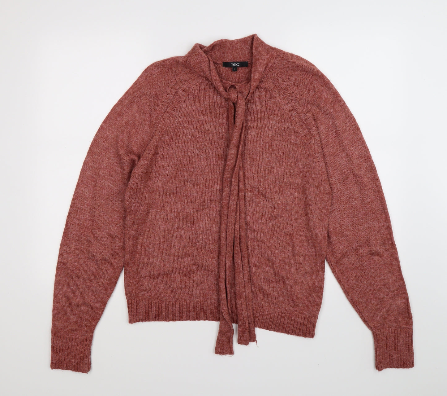 New Look Womens Red  Knit Pullover Jumper Size 16  - scarf neck