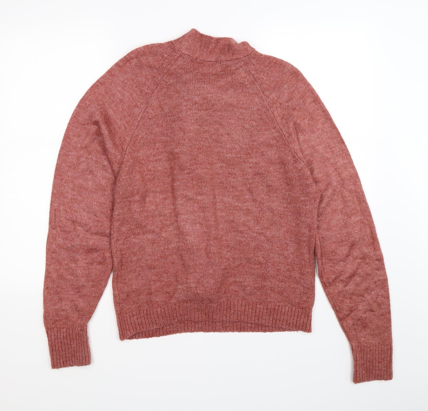 New Look Womens Red  Knit Pullover Jumper Size 16  - scarf neck