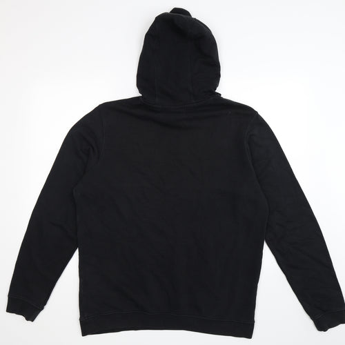 Nike Mens Black  Jersey Pullover Hoodie Size L