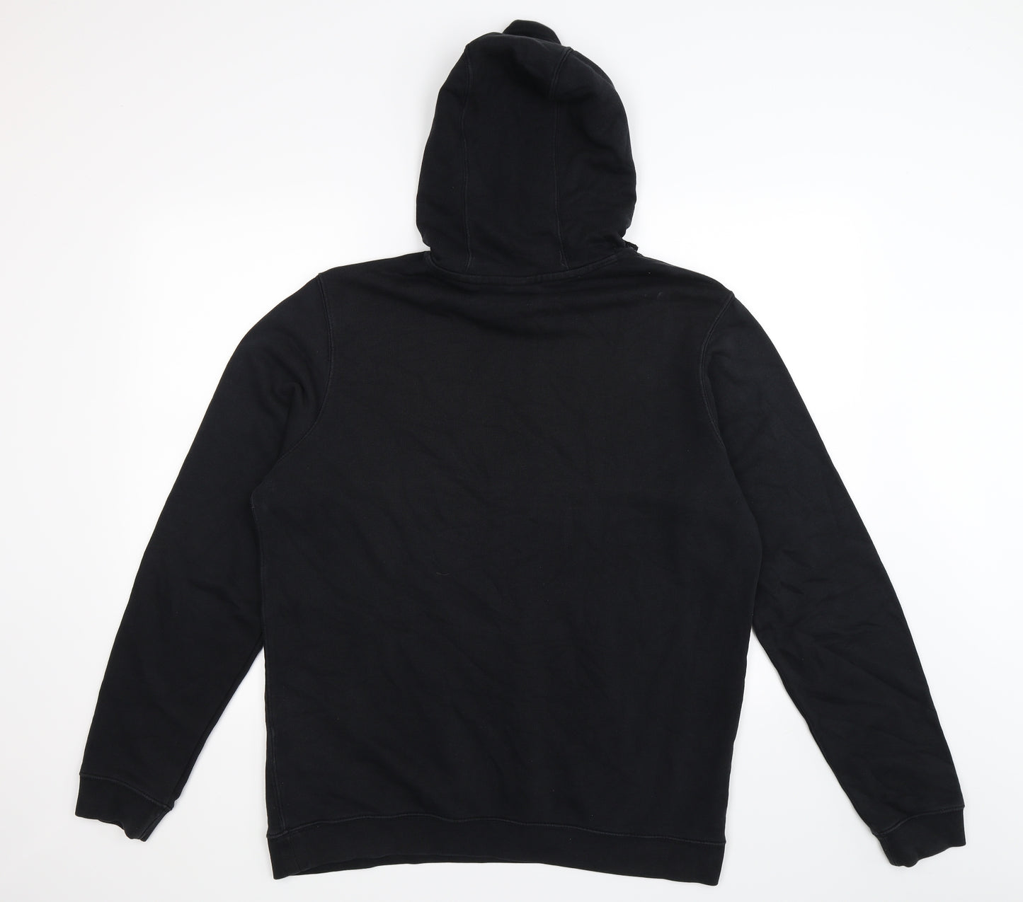 Nike Mens Black  Jersey Pullover Hoodie Size L