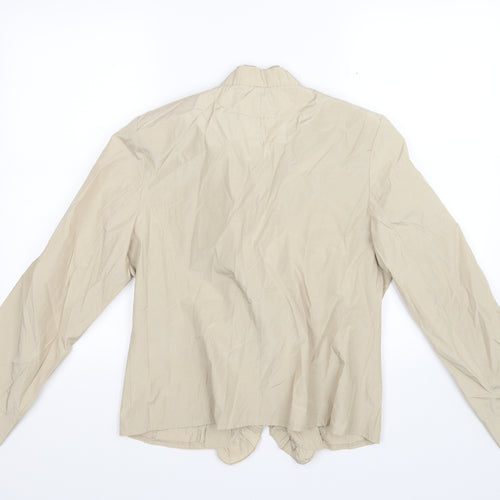 oscar B Womens Beige Floral  Jacket  Size 12