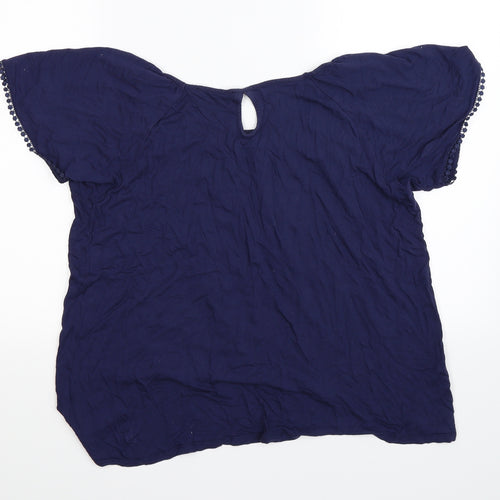 George Womens Blue   Tunic T-Shirt Size 14