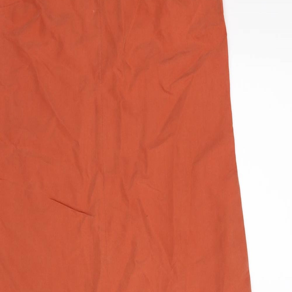 ASOS Womens Orange  Velour Jumpsuit One-Piece Size 8 L18 in - CROPPED