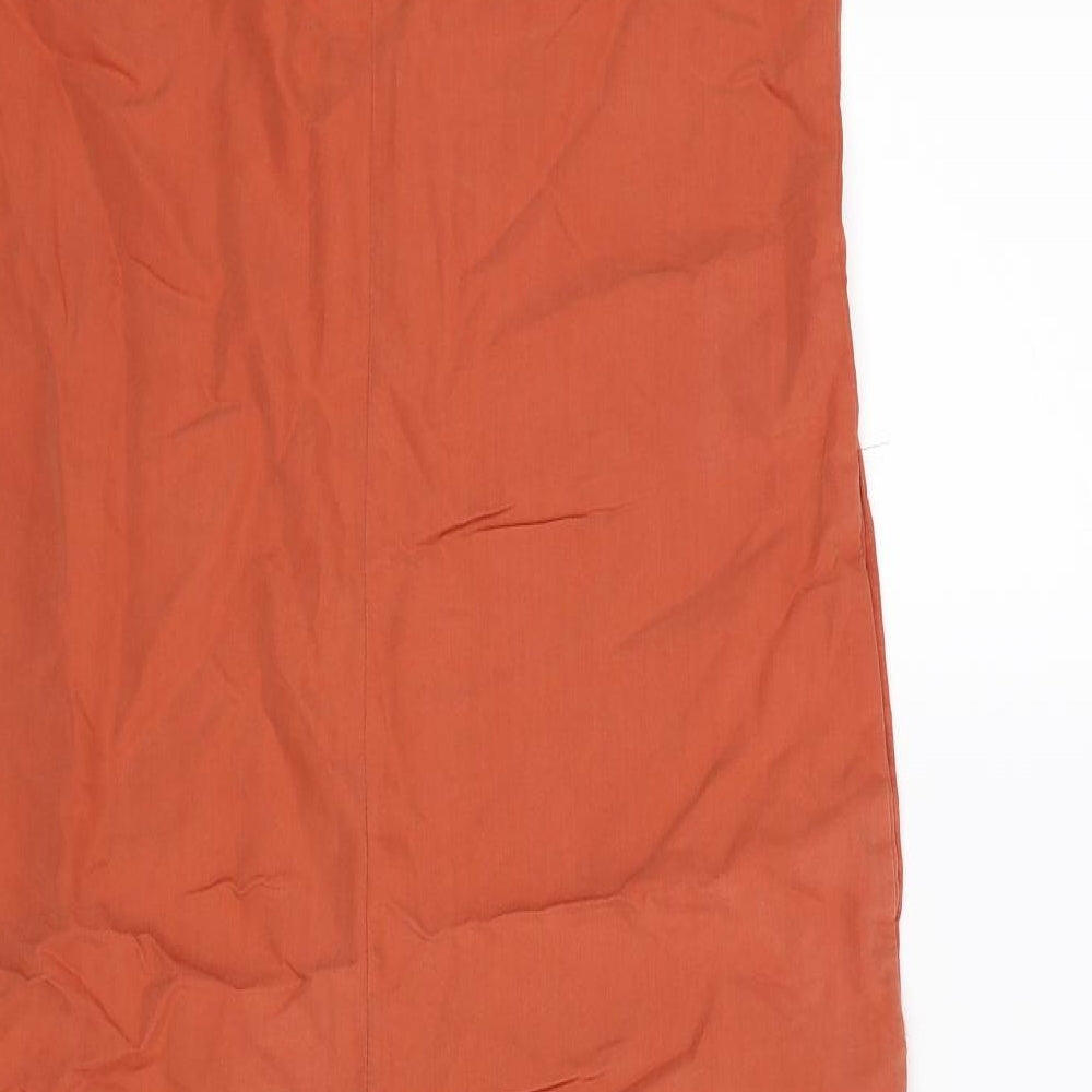 ASOS Womens Orange  Velour Jumpsuit One-Piece Size 8 L18 in - CROPPED