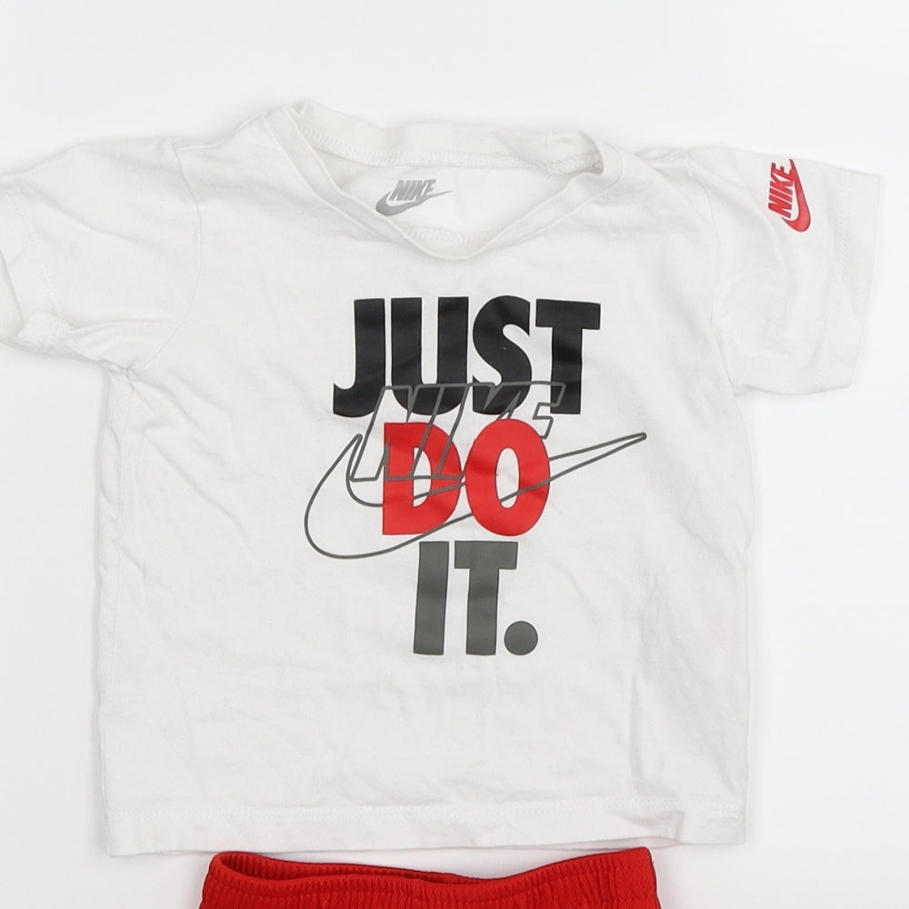 Nike Boys Red   Shorts Set Outfit/Set Size 18 Months
