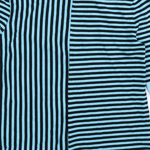Karen Millen Womens Blue Striped Knit Pullover Jumper Size XS