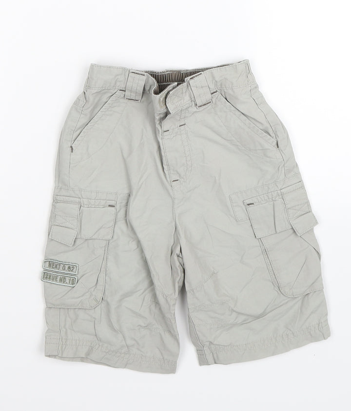 NEXT Boys Beige   Cargo Trousers Size 12 Months  - shorts