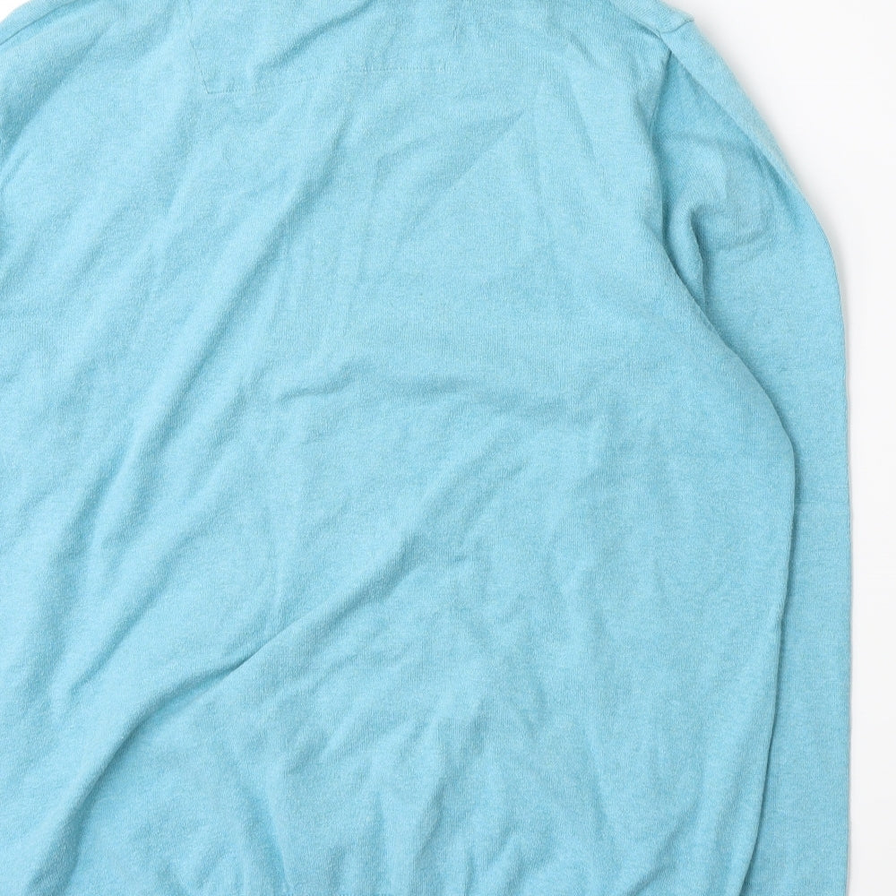 Marks and Spencer Mens Blue    Button-Up Size XL