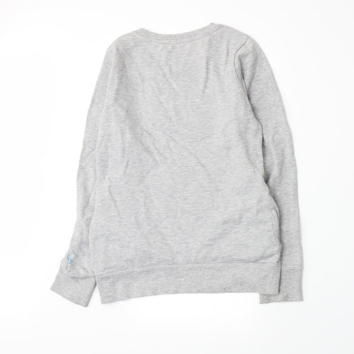 Marks and Spencer Girls Grey  Jersey Pullover Sweatshirt Size 11-12 Years