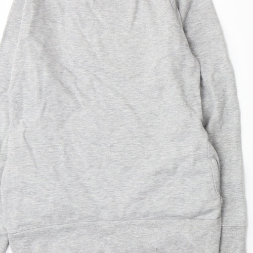 Marks and Spencer Girls Grey  Jersey Pullover Sweatshirt Size 11-12 Years