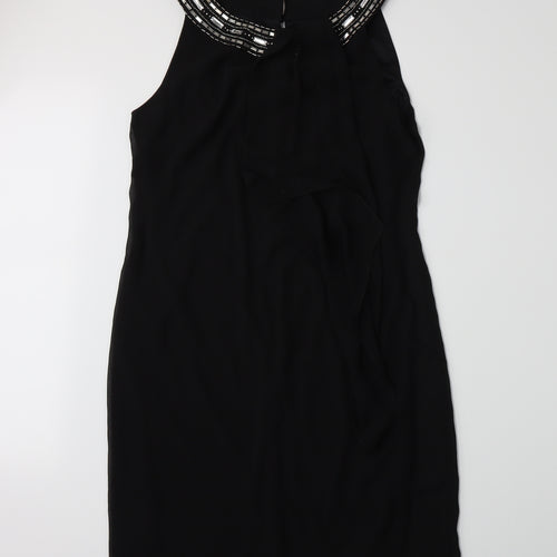 Dorothy Perkins Womens Black   A-Line  Size 12