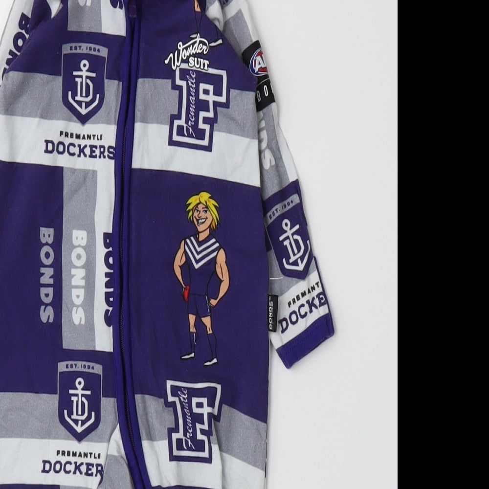 Bonds Boys Blue   Babygrow One-Piece Size 3-6 Months