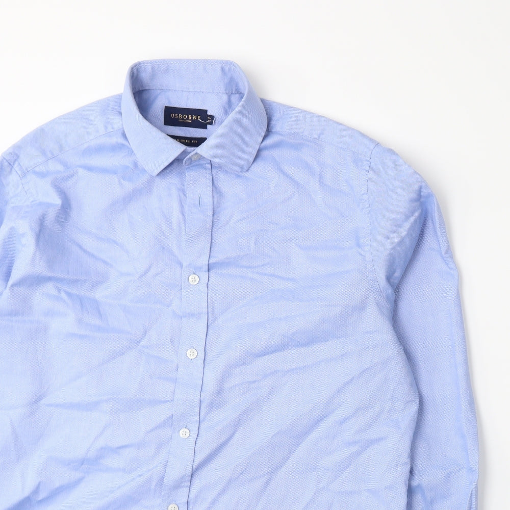 Osborne Mens Blue    Dress Shirt Size 16.5