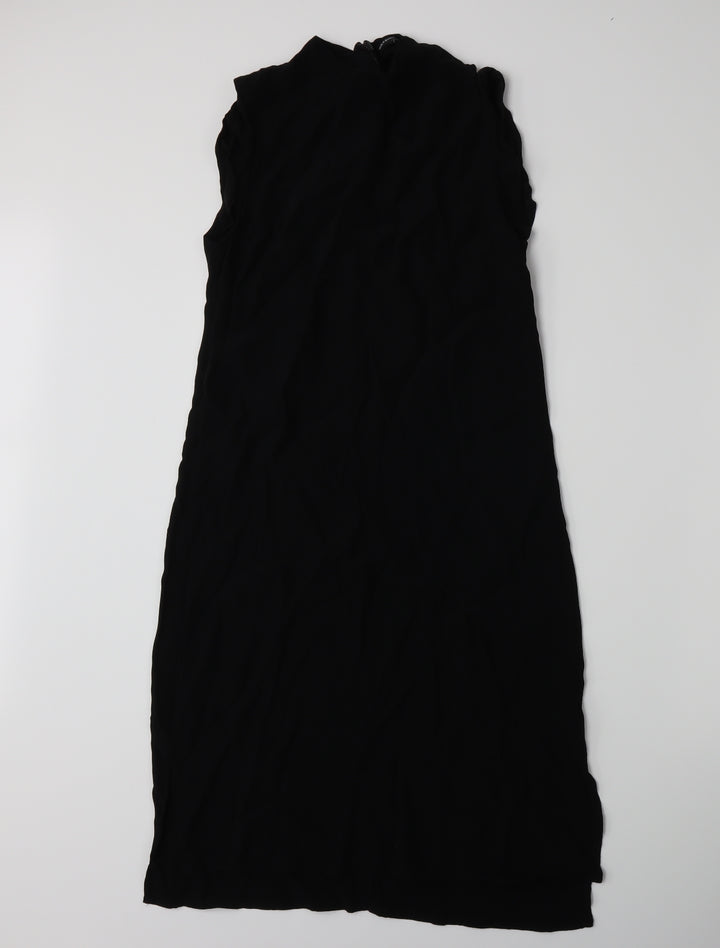 Warehouse Womens Black A-Line Size 12