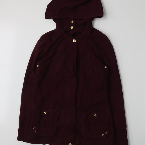 New Look Womens Purple   Jacket Coat Size 8