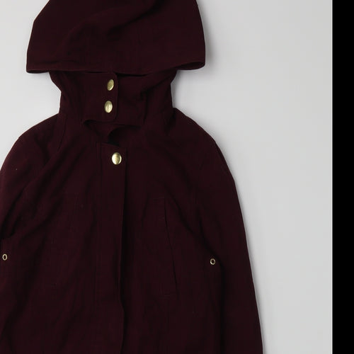 New Look Womens Purple   Jacket Coat Size 8