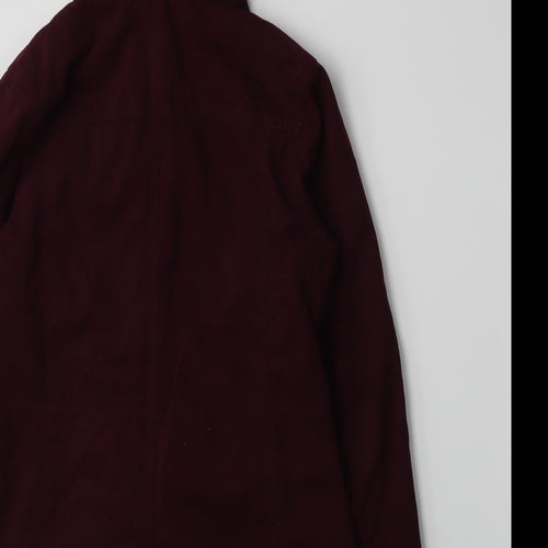 New Look Womens Purple   Jacket Coat Size 8