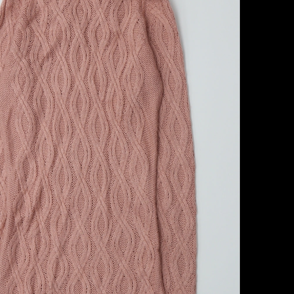 Select Womens Pink  Knit Pullover Jumper Size 6