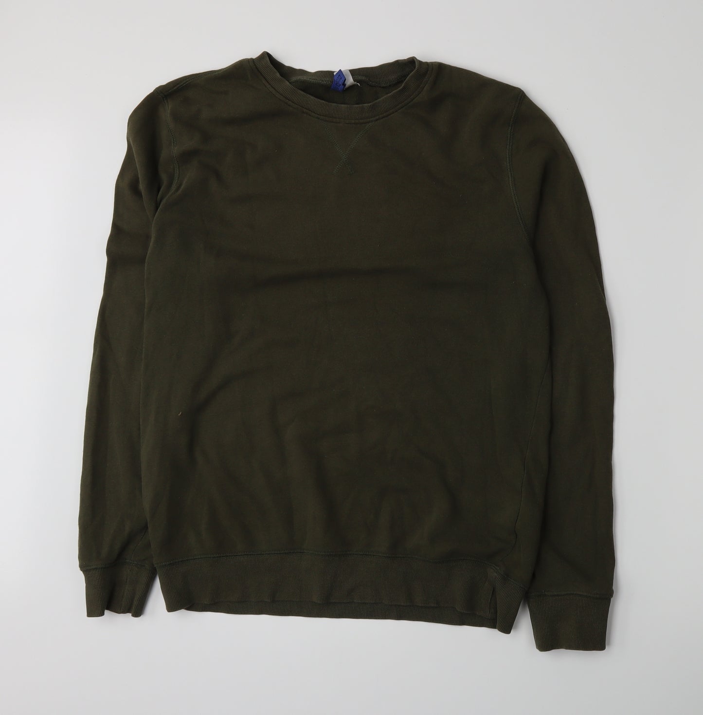 Divided by H&M Mens Green   Pullover Hoodie Size M