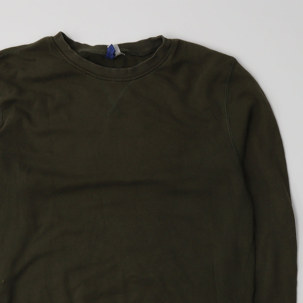 Divided by H&M Mens Green   Pullover Hoodie Size M