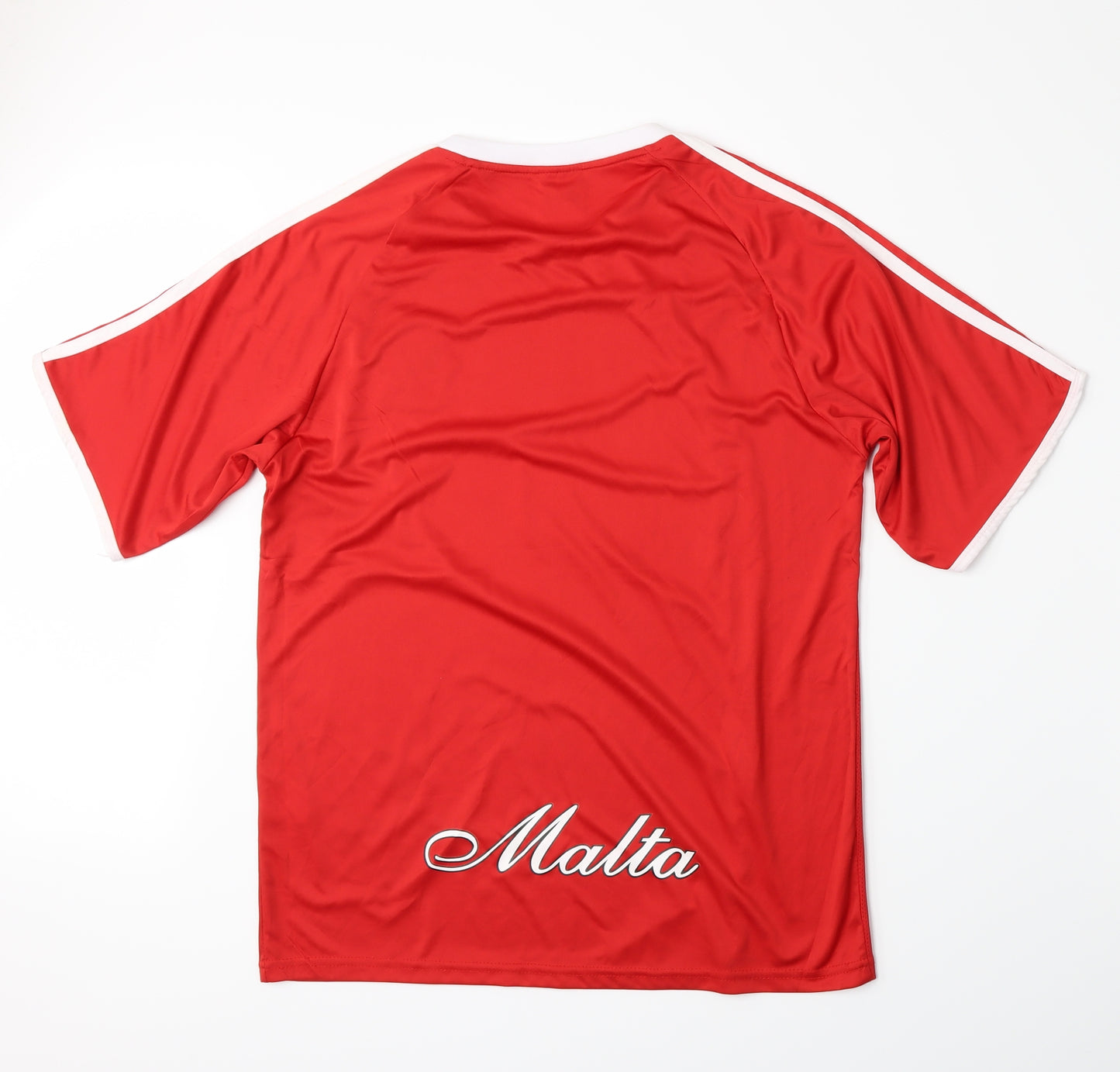 Malta National Fooball Team Mens Red   Basic T-Shirt Size M