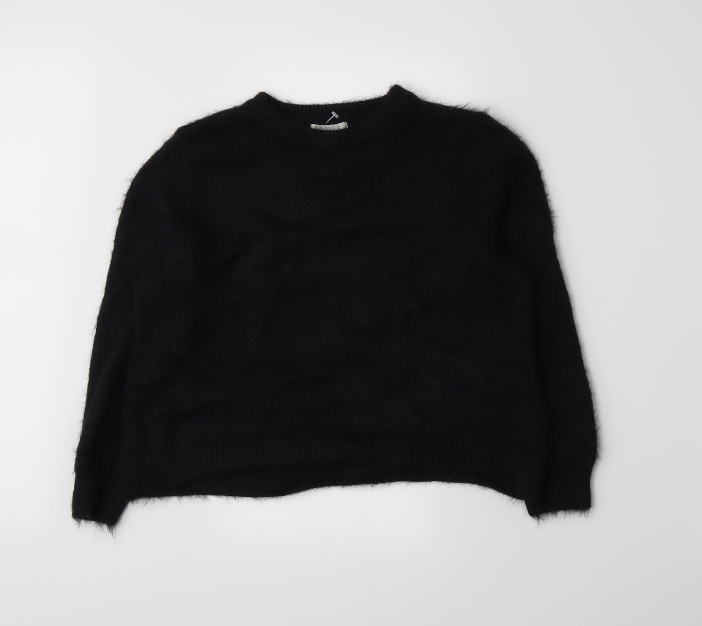 H&M Womens Black  Knit Pullover Jumper Size S