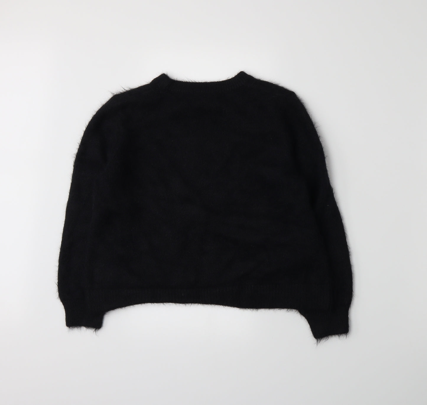 H&M Womens Black  Knit Pullover Jumper Size S