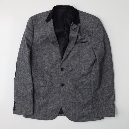 Cedar Wood State Mens Blue   Jacket Sport Coat Size M