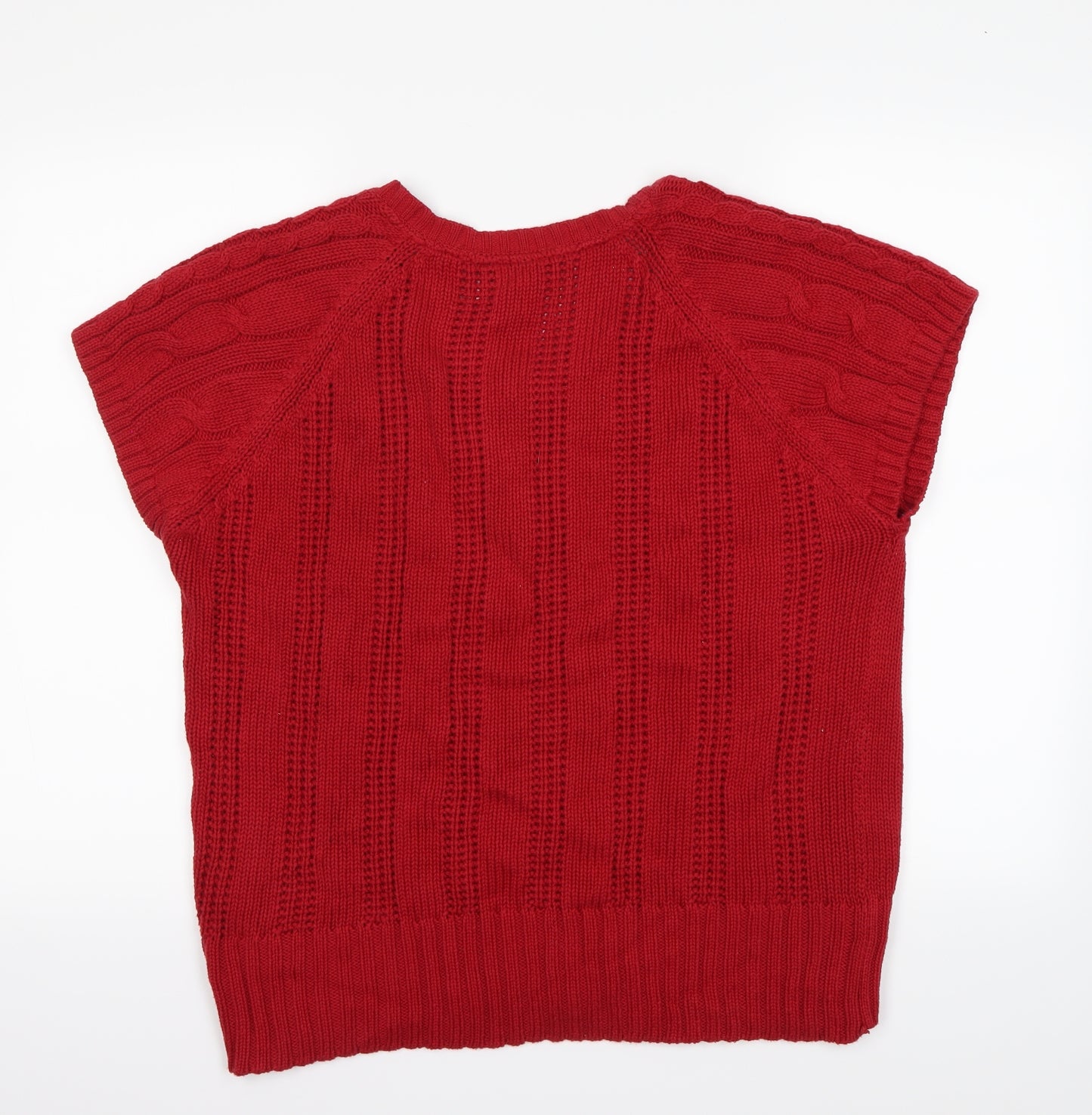 ESMARA Womens Red   Cardigan Jumper Size L