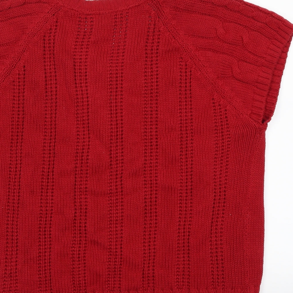ESMARA Womens Red   Cardigan Jumper Size L