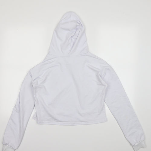 Preworn Womens White   Pullover Hoodie Size M
