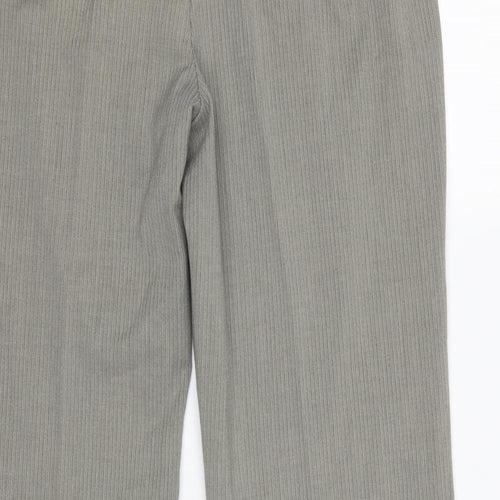 Marks and Spencer Womens Grey Plaid  Dress Pants Trousers Size 16 L27 in