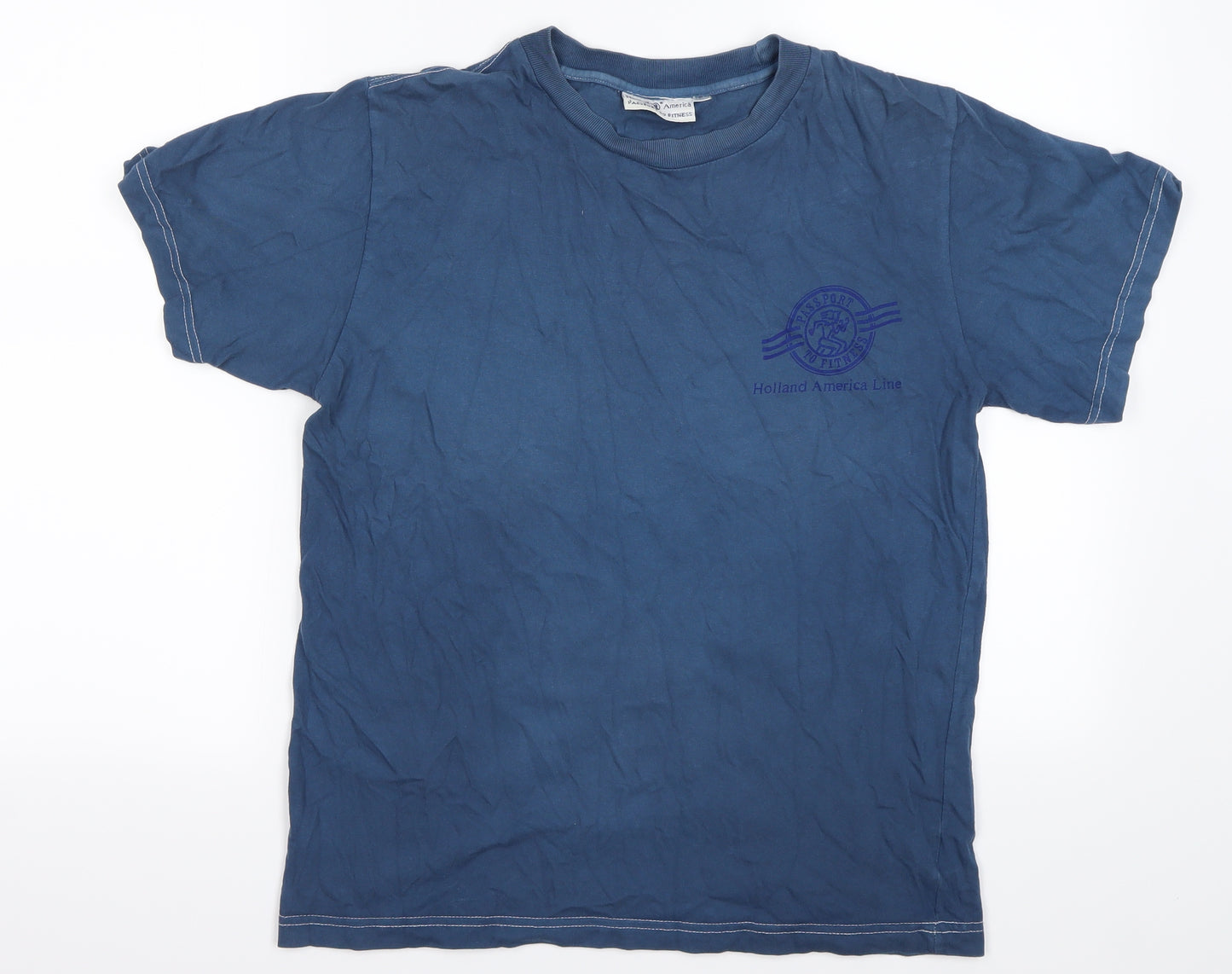 Holland america Mens Blue    T-Shirt Size S