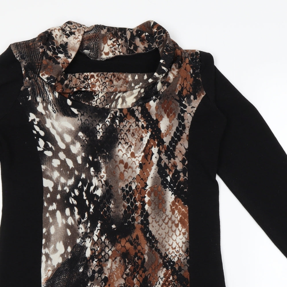 Preworn Womens Multicoloured Animal Print  Pullover Jumper Size 12