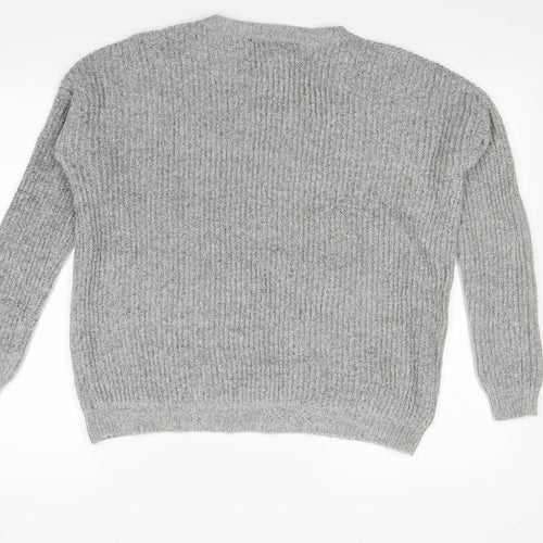 Primark Womens Grey   Pullover Jumper Size 10